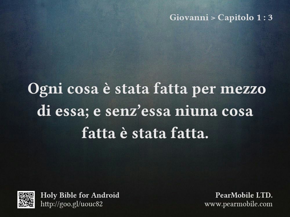 Giovanni, Capitolo 1:3